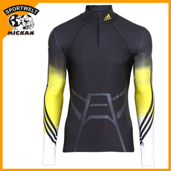 adidas Powerweb Biathlon Top Men schwarz-gelb-weiß (D81453)